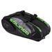 Solinco 15-Pack Tour Team Tennis Racquet Bag Black and Neon Green ( OS )