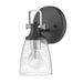 Hinkley Lighting - Easton - 1 Light Bath Vanity-Black/Chrome Finish - Hinkley