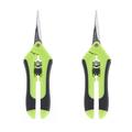 OUNONA 2 Pcs Gardening Pruning Shears Steel Tree Trimmers Secateurs Hand Pruner with Spring for Grape Flower Tree Branch Cutting