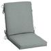 Arden Selections Outdoor Dining Chair Cushion 20 x 20 Stone Grey Leala