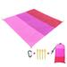 VKEKIEO Beach Blanket Waterproof Sandproof Camping Blankets Beach Blanket Sand Proof Mat Suitable for camping beach outing 55.1 Ã—78.7