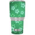 Skin Decal Vinyl Wrap for RTIC 30 oz Tumbler Cup Stickers Skins Cover (6-piece kit) / Shiny Stars