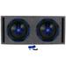 (2) Power Acoustik MOFO-124X 12 2700w Car Subwoofers+Vented Sub Box Enclosure