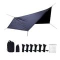 Single Tent Tarp Fly Tent Tarpaulin Canopy Ground Waterproof Lightweight