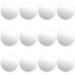 12 Pack of Smooth White Foosballs for Standard Foosball Tables & Classic Tabletop Soccer Game Balls