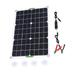 20W Solar Panel RV Marine Solar Charge Monocrystalline Silicon Phone 18V