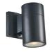 CHLOE Lighting SIMON Transitional LED Textured Black Outdoor/Indoor Wall Sconce 6 Height