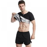 Mens Sweat Sauna Vest for Waist Trainer Zipper Neoprene Tank Top Adjustable Sauna Workout Zipper Suit