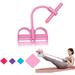 Pedal Resistance Band Sit-up Bodybuilding Fitness Equipment Elastic Resistance Band for Exercise Workout for Women Multi Function Tension Pull Rope for Yoga Weight Losing