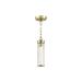 Hudson Valley Lighting 1700 Soriano 1 Light 4 Wide Mini Pendant - Brass