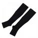 Leg Warm Socks For Men Women Calf Compression Sleeve Socks Compression Stockings with Zipper Sports Leg Support Knee Open Toe Slim Stockings