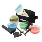 Puttycise TheraPutty set easy 5 tools 4 6oz TheraPutty exercise putty (tan-green)