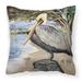 Carolines Treasures JMK1218PW1414 Pelican Bay Canvas Fabric Decorative Pillow 14Hx14W multicolor