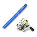 Lixada Pocket Collapsible Rod Reel Combo Mini Pen Pole Kit Telescopic Rod Spinning Reel Combo Kit