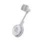 Adjustable Shower Holder Universal Bathroom Showerhead Bracket Nozzle Base Suction Cup Stand White