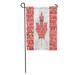 LADDKE Red Banff Canadian Flag Tagcloud Calgary Canada Canmore Cloud Collage Garden Flag Decorative Flag House Banner 12x18 inch