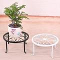 Ludlz Plant Stand for Flower Pot Heavy Duty Potted Holder Indoor Outdoor Metal Rustproof Iron Garden Container Round Supports Rack for Planter Home Garden Indoor Balcony Decor