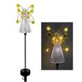 Solar Angel Garden Stake Lights Eternal Light Angel with LEDs for Cemetery Grave Decorations Memorial Gift Christmas Yard Art Sympathy Gift