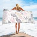 Microfiber Beach Towel Super Lightweight Boho African Pattern Bath Towel Sandproof Beach Blanket Multi Purpose Towel For Travel Swimming Pool Camping Yoga Sport