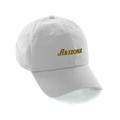 Daxton USA States Golf Dad Hat Cap Cotton Unstructure Low Profile Strapback White Hat Arizona