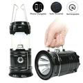 LED Camping Lantern 1 Pack Super Bright Portable Survival Lanterns Solar and Rechargeable Lantern Flashlight Collapsible Must Have During Hurricane Emergency Storms Hiking Fishing