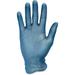 Safety Zone 3 mil General-purpose Vinyl Gloves - Small Size - Blue - Powder-free Latex-free Comfortable Silicone-free Allergen-free DINP-free DE | Bundle of 2 Boxes