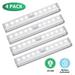 Motion Sensor Closet Lights 10 LED Motion Sensor Lights Stick-on Anywhere Wireless Battery Operated Night Light Bar Safe Lights for Closet Cabinet Wardrobe Stairs 4 Pack