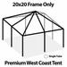 TentandTable Replacement West Coast Tent Frame Only 20 ft x 20 ft