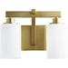 2 Light Bath Vanity In Transitional Style 13.25 Inches Wide By 9.5 Inches High-Aged Brass Finish Quorum Lighting 5207-2-80