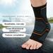 Wisremt 1 PCS Ankle Brace Compression Support Sleeve Elastic Breathable for Injury Recovery Joint Pain basket Foot Sports Socks