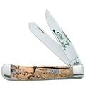 WR Case XX Pocket Knife 22461 FISH & GAME NATURAL SMOOTH BONE TRAPPER - COON HUNTER(6254 SS)