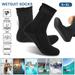 Fyeme Diving Socks 2Pcs Men Women Water Shoes Barefoot Beach Pool Shoes Quick-Dry Aqua Yoga Socks for Surf Swim Water Sport