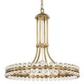 Eight Light Chandelier in Traditional and Contemporary Style 22.5 inches Wide By 22.5 inches High-Aged Brass Finish Bailey Street Home 49-Bel-2757176