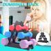 BadyminCSL Dumbbell Rack Stand 3 Tier Dumbbells Hand Weights Sets Holds 30 Pounds