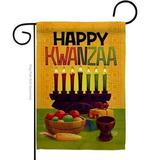 Ornament Collection 13 x 18.5 in. Harvest Kwanzaa Garden Flag for Black History Double-Sided Decorative Vertical Flags & House Decoration Banner Yard Gift