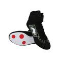 Harsuny Boys Boxing Shoes Comfortable Breathable Lightweight High To Wide Wrestling Shoes Men Black-2 8.5