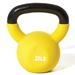 Champion 20 lb Vinyl-Coated Kettlebell Yellow