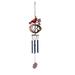 3D Red Cardinal Bird Wind Chime Garden Yard Art Metal Weather Kinetic Spinner Outdoor Sculpture