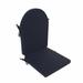 WestinTrends Adirondack Chair Cushion Weather Resistant Patio Rocking Chair Cushion High Back Navy Blue