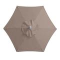 Wmkox8yii Garden Umbrella Outdoor Stall Umbrella Beach Sun Umbrella Replacement Cloth