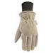 Wells Lamont L Suede Cow Leather Winter Brown Gloves