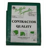 T.W. Evans Cordage G0810 8 ft. x 10 ft. Contractor Grade Poly Tarp in Black and Green