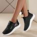 MIASHUI shoes for women Sneaker For Women Mesh Running Shoes Tennis Walking Breathable Sneakers Fashion Sport Shoes Knit Running Shoes