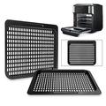 Nonstick Electric Fryer Grill Rack Oven Pan Skewer Toast Grilling Racks Carbon Steel Baking Basket Tray Fryer Grill Pan Replacement