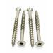 #8 x 3 Stainless Steel Deck Screw Internal Square Drive Flat Head with 4 Nibs Underhead (Quantity: 1500) Type 17 Wood Cutting Point 2 of Thread Length #8 Screw Diameter 3 Screw Length