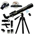 AstroLite 60AZ Refractor Telescope Carry Bag Bundle â€“ 60mm Aperture 500mm Focal Length Telescope â€“ Bonus Smartphone Adapter - Alt-AZ Gift Telescope for Beginners - day and night use â€“ Compact