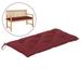 Suzicca Garden Bench Cushion Red 39.4 x19.7 x 2.8 Fabric