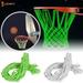 Spencer Amazing Glow In The Dark Light Sun Powered Basketball Hoop Replacement Net Shoots Training ï¼ˆGreenï¼‰