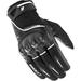 Joe Rocket Super Moto Mens Leather Motorcycle Gloves Black/White MD