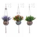 3Pack Garden Plant Hanger Macrame Hanging Planter Basket Rope Pot Holder Decor